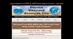 Desktop Screenshot of pocock-tractorsupplies.co.uk